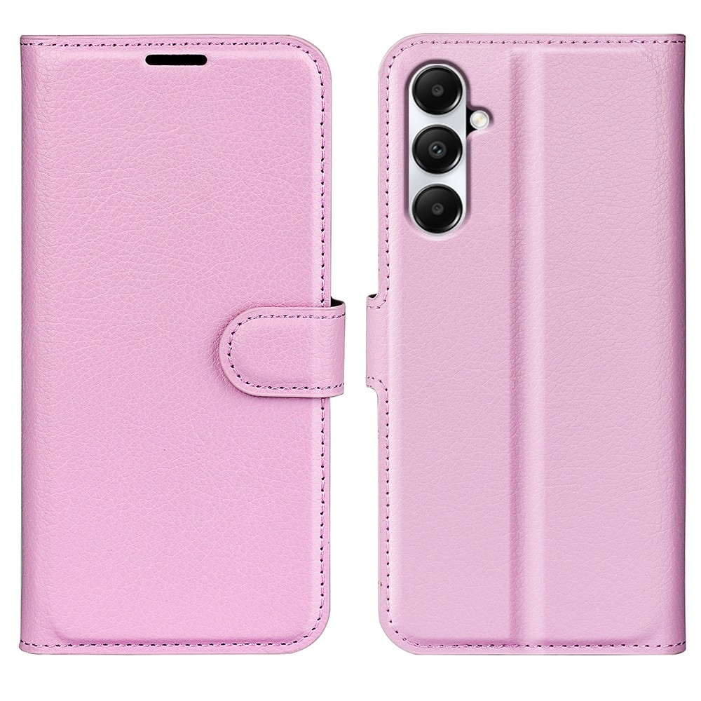 Litchi könyv tok Samsung Galaxy A05s készülékhez - rózsaszín