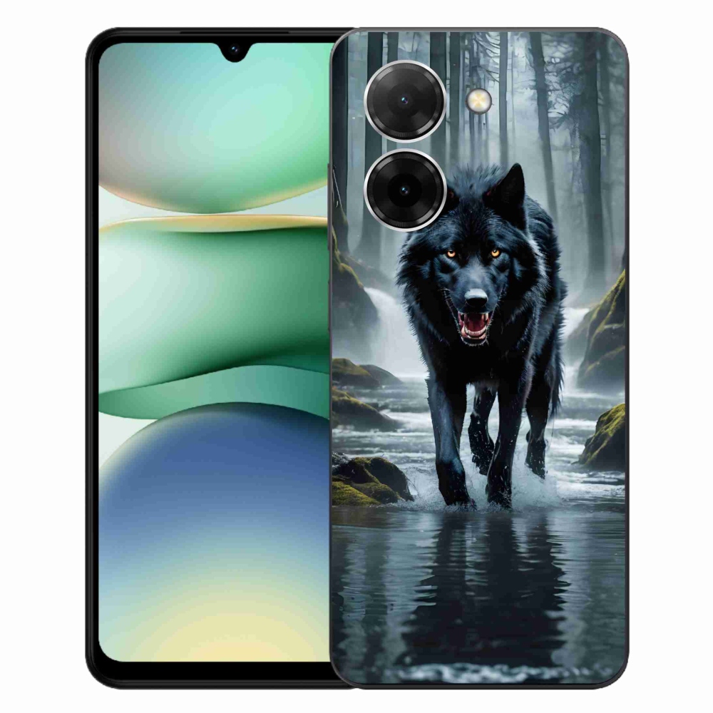 Gél borítás mmCase for Xiaomi Redmi A5 (173.45x79.35x8.45mm) - fekete farkas
