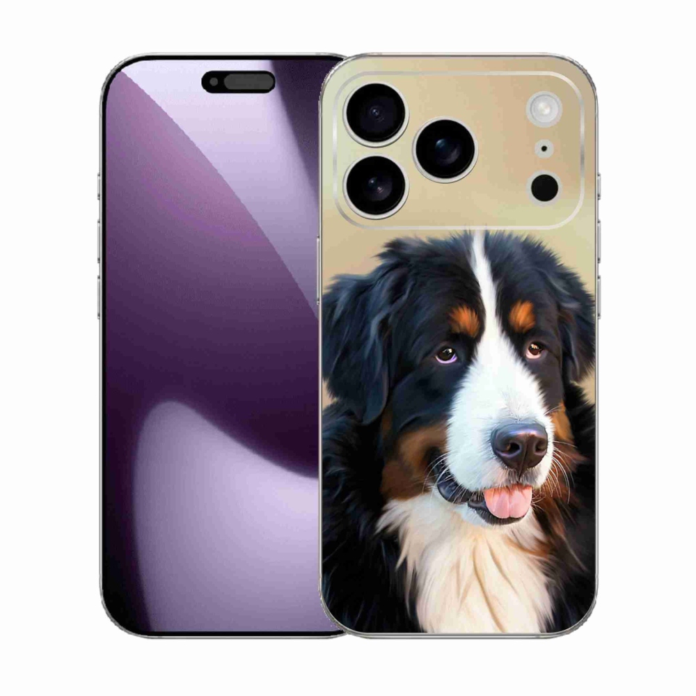 Gél borítás mmCase iPhone 17 Pro készülékhez - Berni hegyi kutya