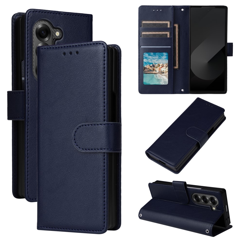Tárcás könyv tok Samsung Galaxy Z Fold6 5G - kék