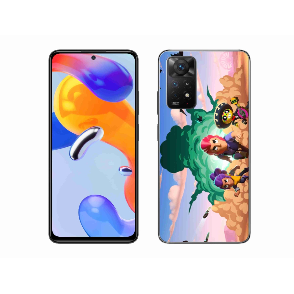 Gél borítás mmCase a Xiaomi Redmi Note 11 Pro 4G/5G-hez - verekedés csillagok