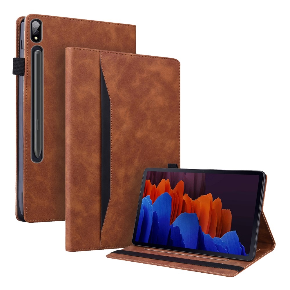 Üzleti táblagép tok Lenovo Tab P12 Pro - barna