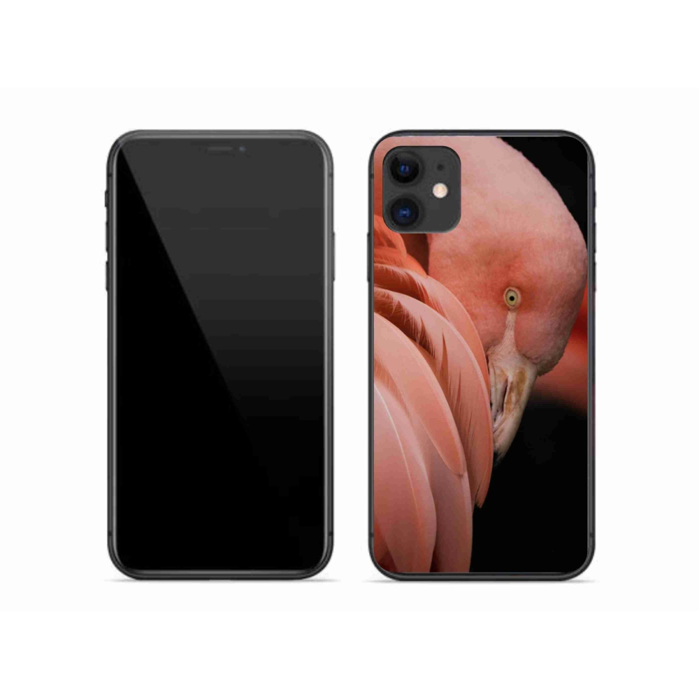 Zselés borítás mmCase iPhone 11 készülékhez - flamingó 3