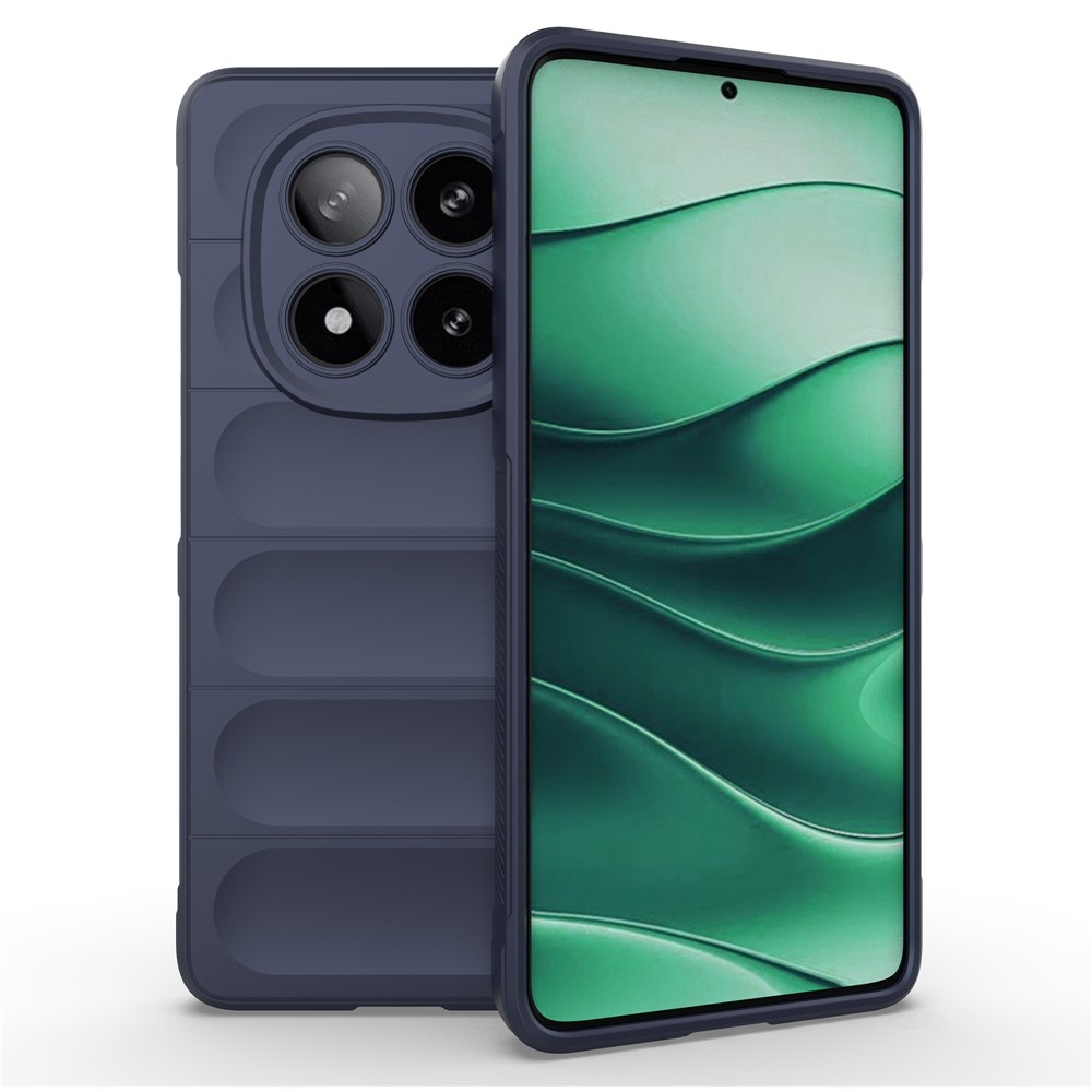 Rugg tartós zselés tok Xiaomi Redmi Note 14 Pro 5G/Poco X7 5G - sötétkék