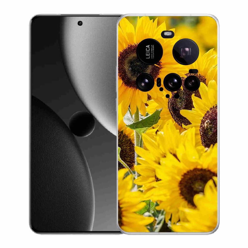 Gél borítás mmCase a Xiaomi 15 Ultra számára - Napraforgó