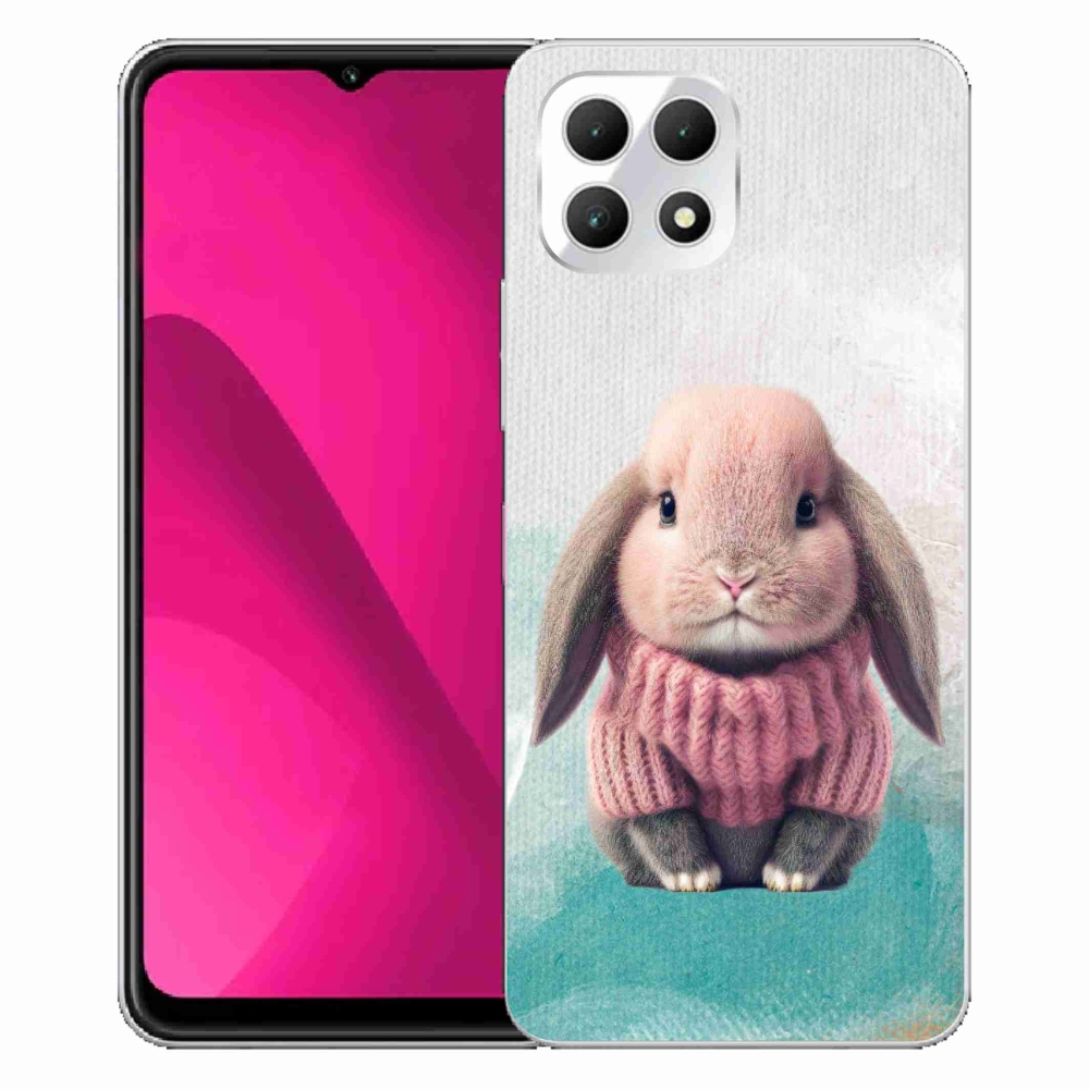 Zselés borítás mmCase a T-Mobile T Phone 2 készülékhez - nyúl pulóverben