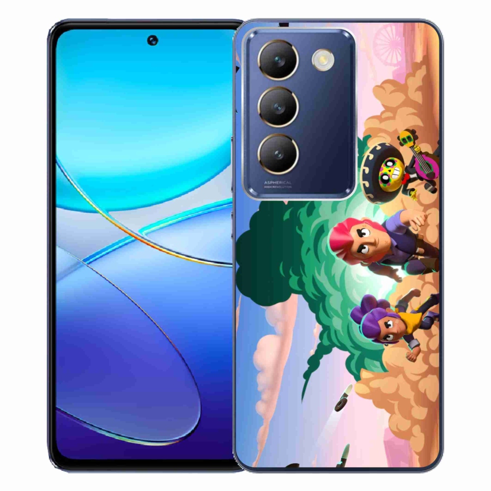 Gél borítás mmCase a Vivo V40 SE 4G/5G-hez - verekedés csillagok