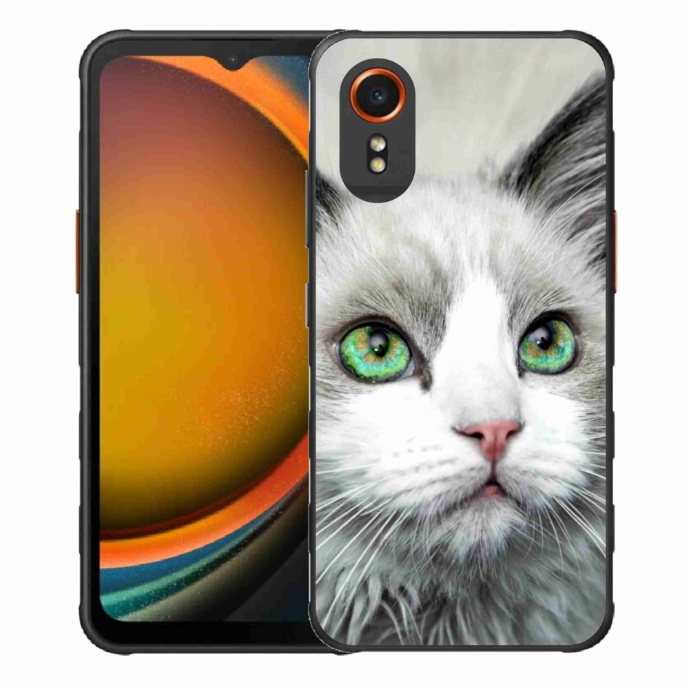Gél borítás mmCase Samsung Galaxy Xcover 7 - macskaszem