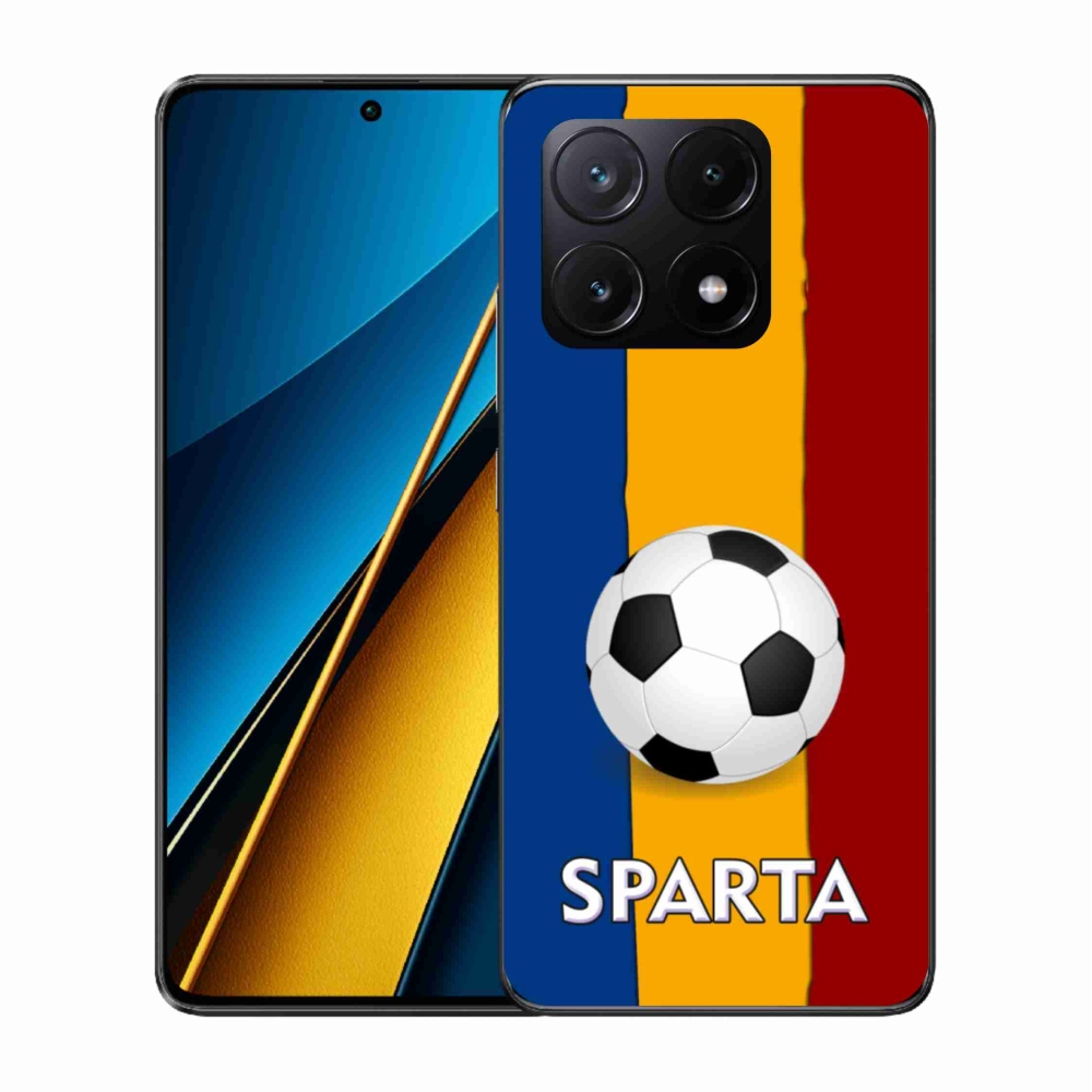 Gél borítás mmCase a Xiaomi Poco X6 Pro 5G számára - futball 1