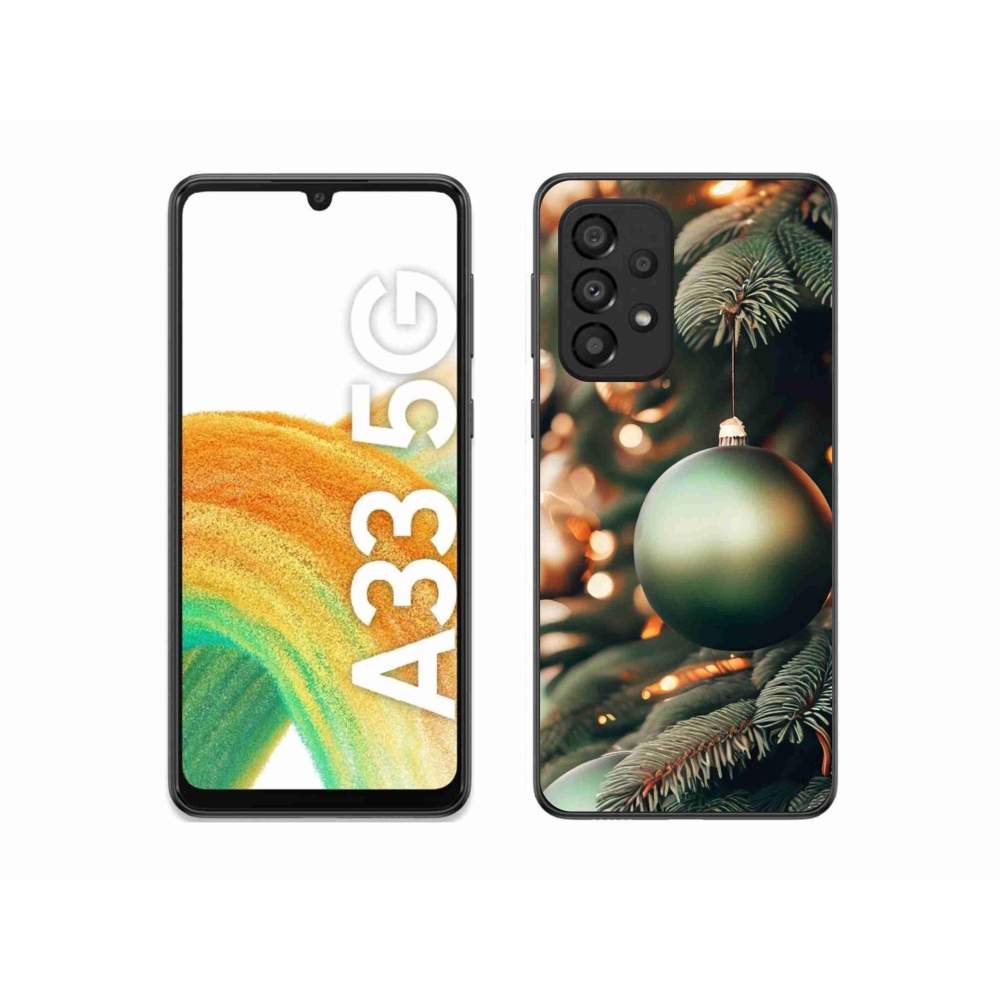 Gél borítás mmCase Samsung Galaxy A33 5G - karácsonyi dekorációk 1