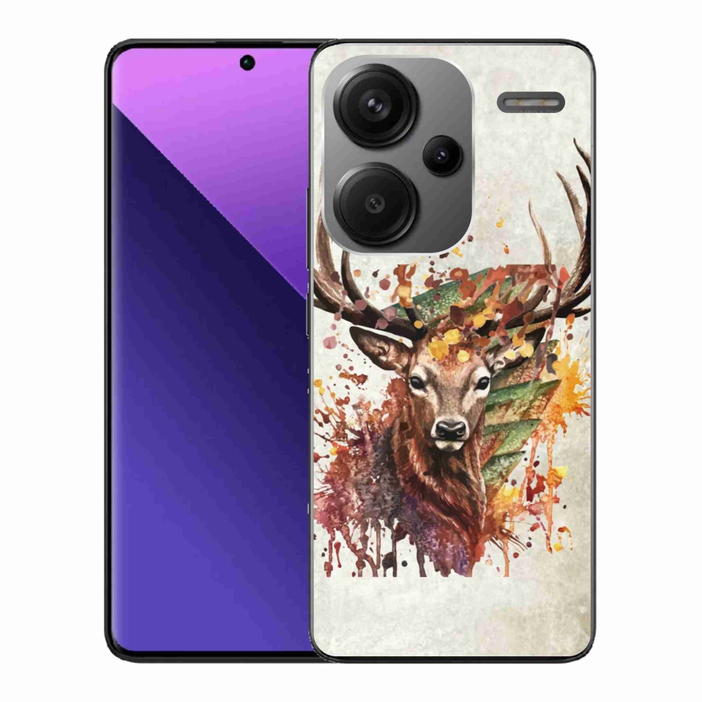 Gél tok mmCase a Xiaomi Redmi Note 13 Pro+ 5G számára - szarvas 1
