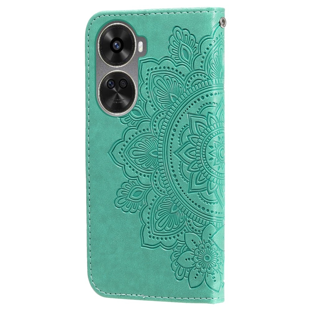 Mandala könyv tok a Huawei Nova 12 SE-hez - teáskék színben