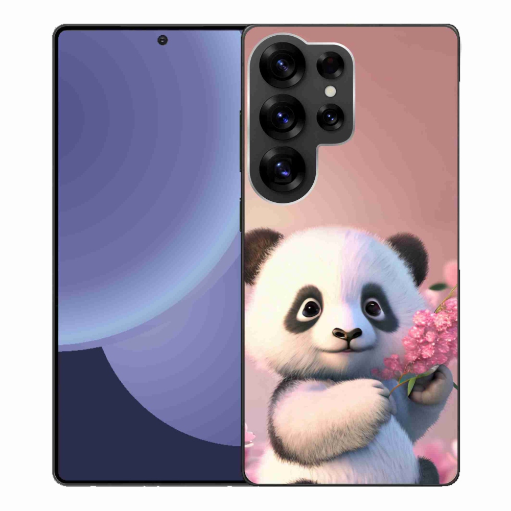 Gél borítás mmCase Samsung Galaxy S25 Ultra - aranyos panda