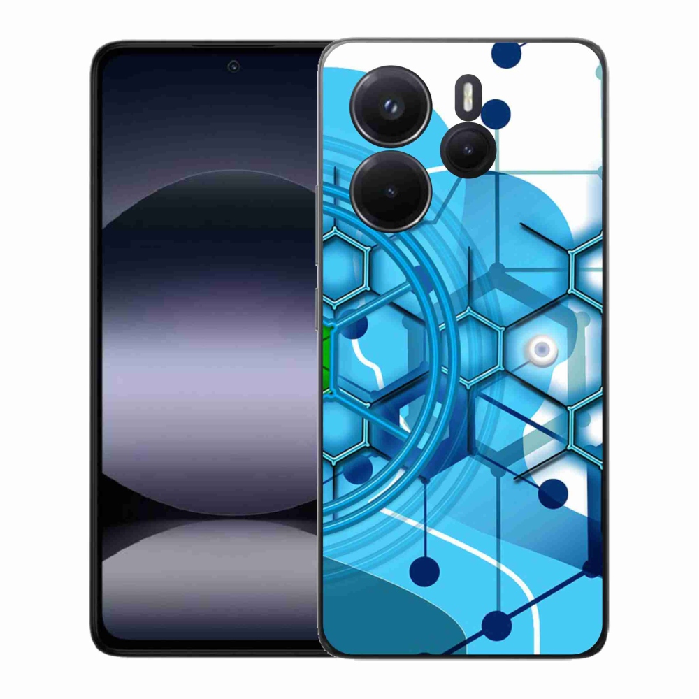 Gél borítás mmCase a Xiaomi Redmi Note 14-hez - absztrakt minta 2
