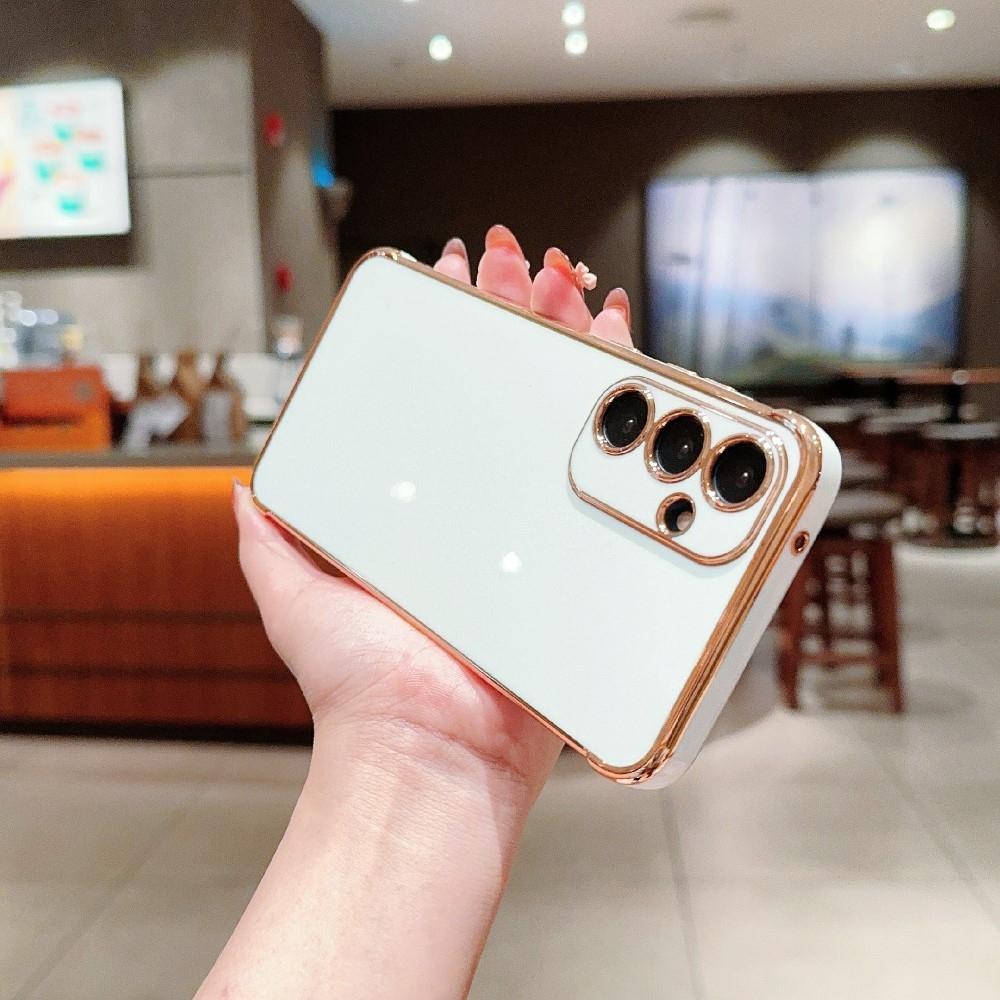 Gélkeretes tok Samsung Galaxy S25+ készülékhez - fehér