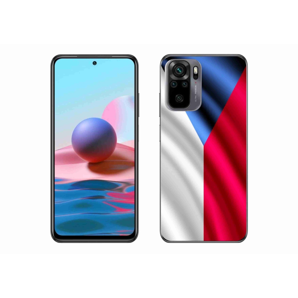 Gél borítás mmCase a Xiaomi Redmi Note 10 4G - cseh zászlóhoz