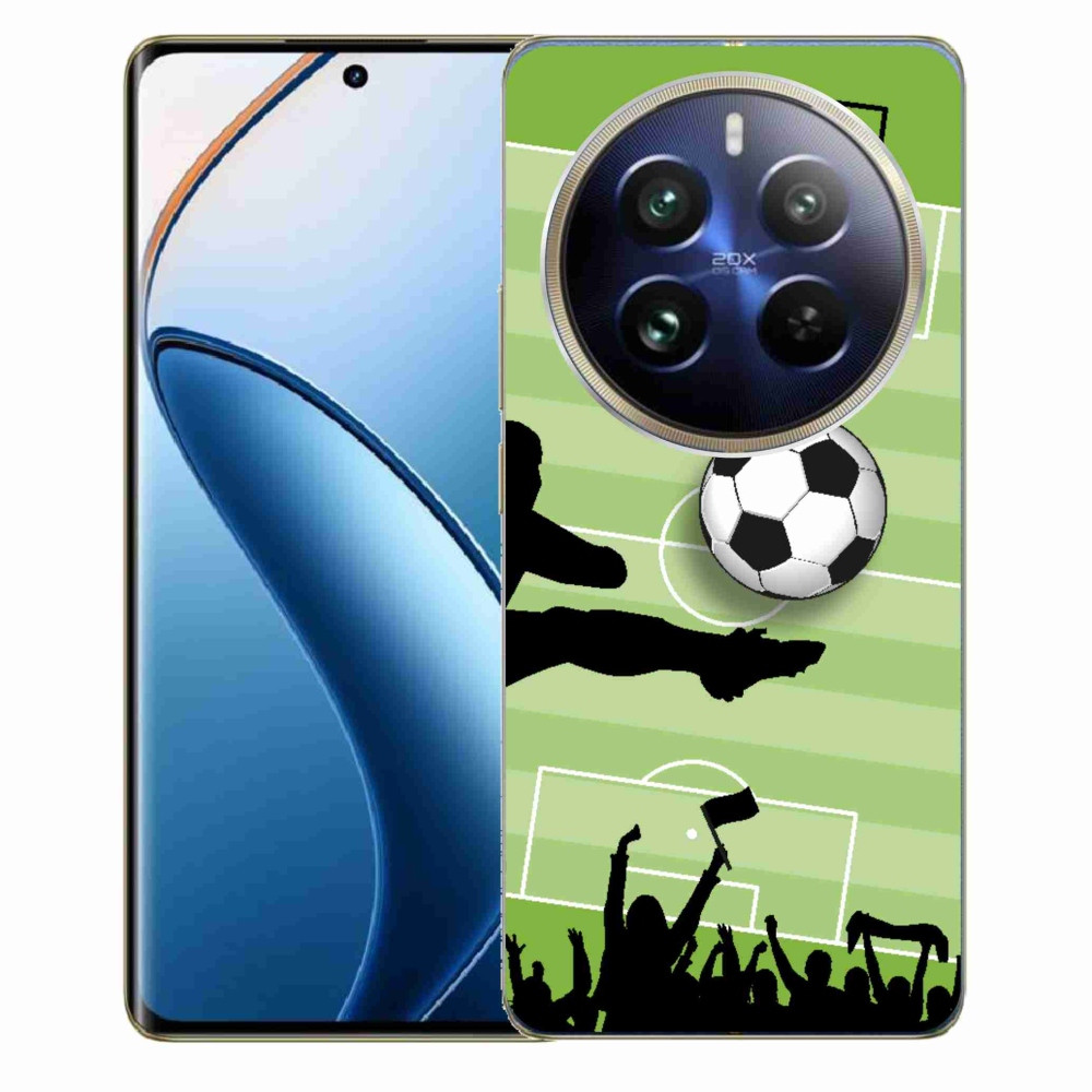 Gél borítás mmCase a Realme 12 Pro 5G/12 Pro+ 5G számára - futball 3