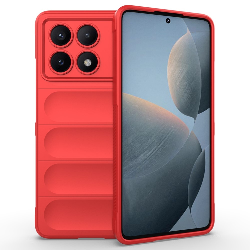 Rugg tartós zselés tok Xiaomi Poco X6 Pro 5G - piros