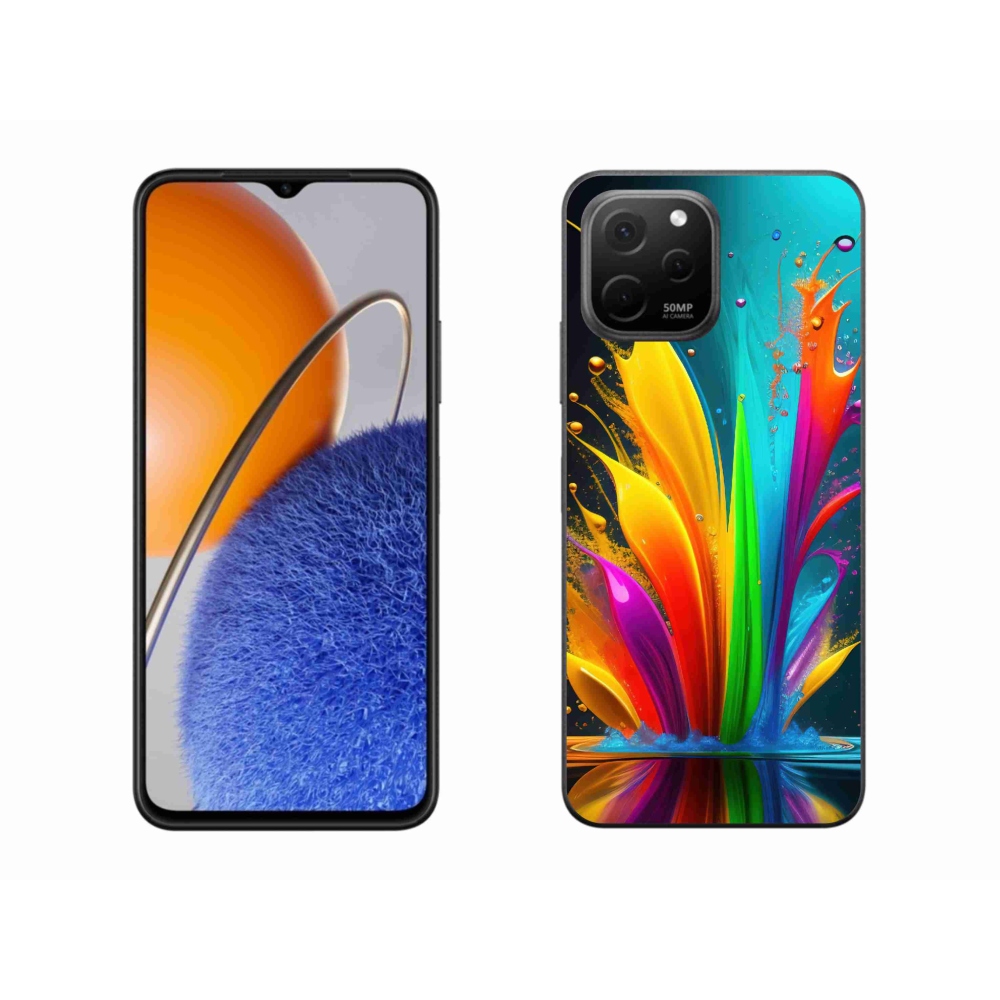 Gél borítás mmCase a Huawei Nova Y61 készülékhez - absztrakt motívum 1