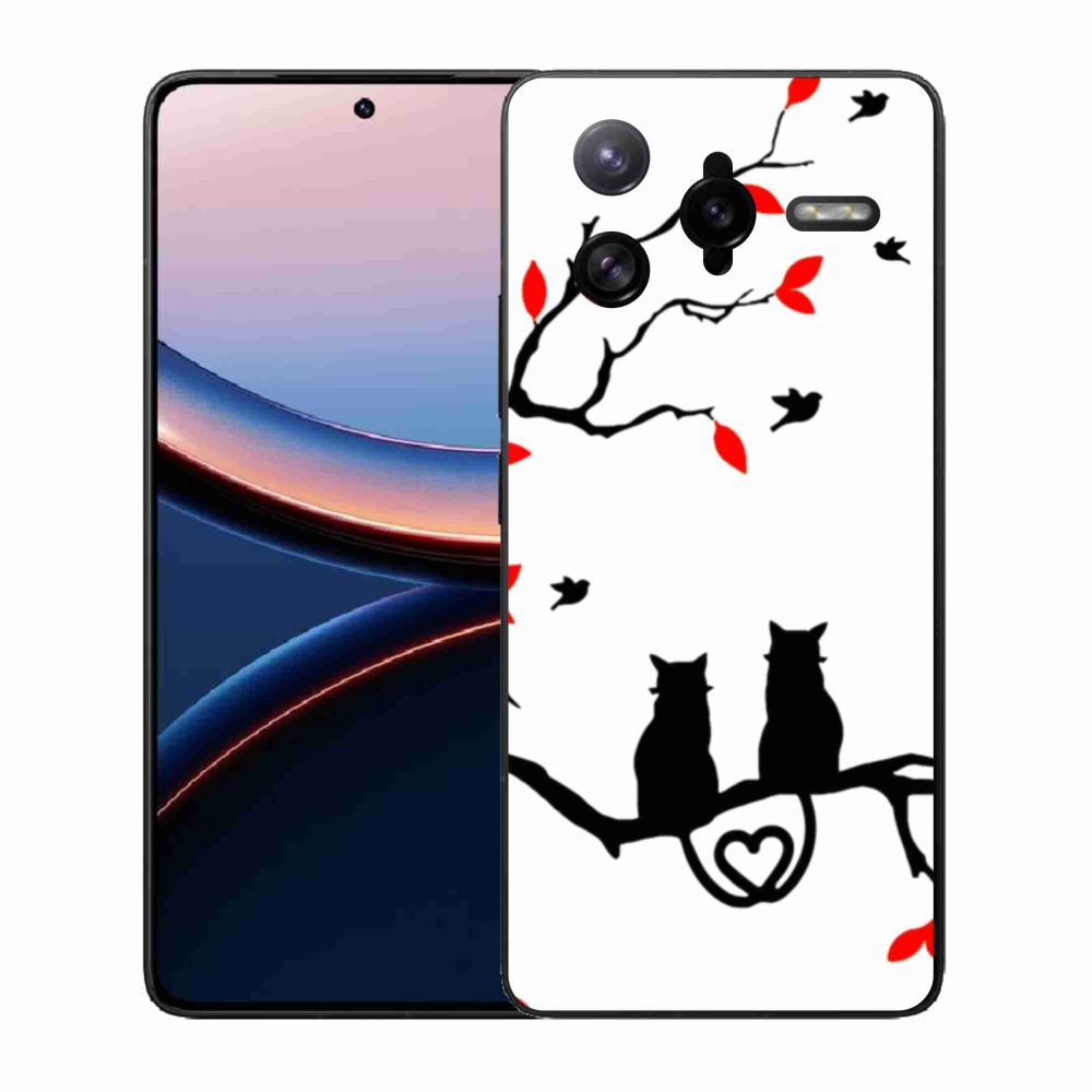 Gél borítás mmCase a Xiaomi Poco F7 Ultra számára - macska szeretet