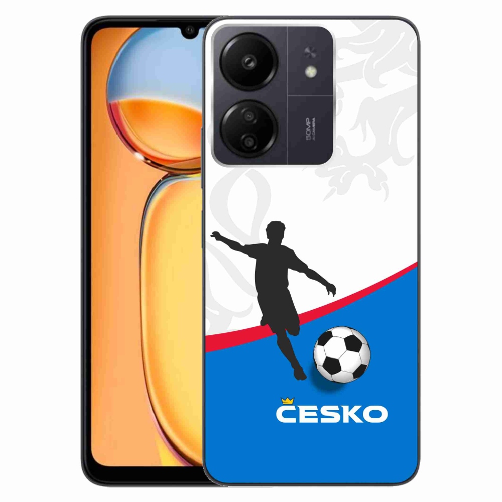 Gél borítás mmCase for Xiaomi Poco C65/Redmi 13C - futball Csehország 1