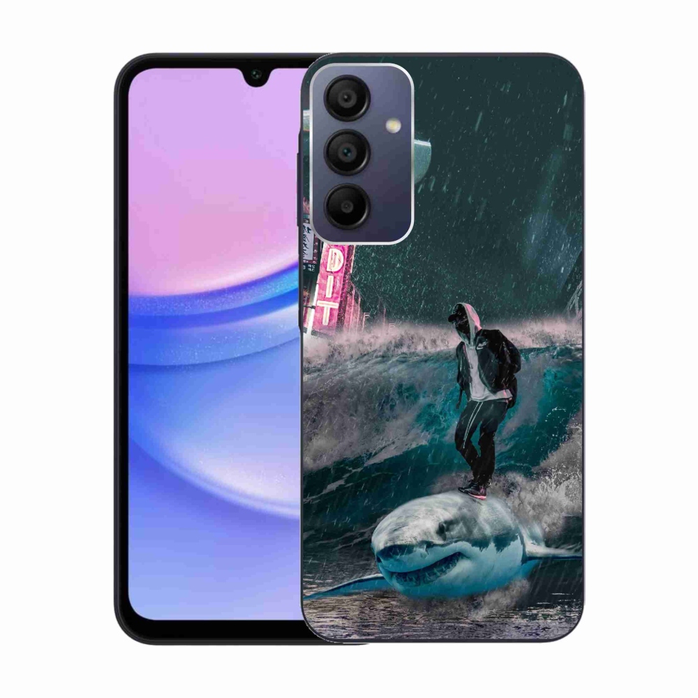 Gél védőburkolat mmCase Samsung Galaxy A15 4G/5G - cápa