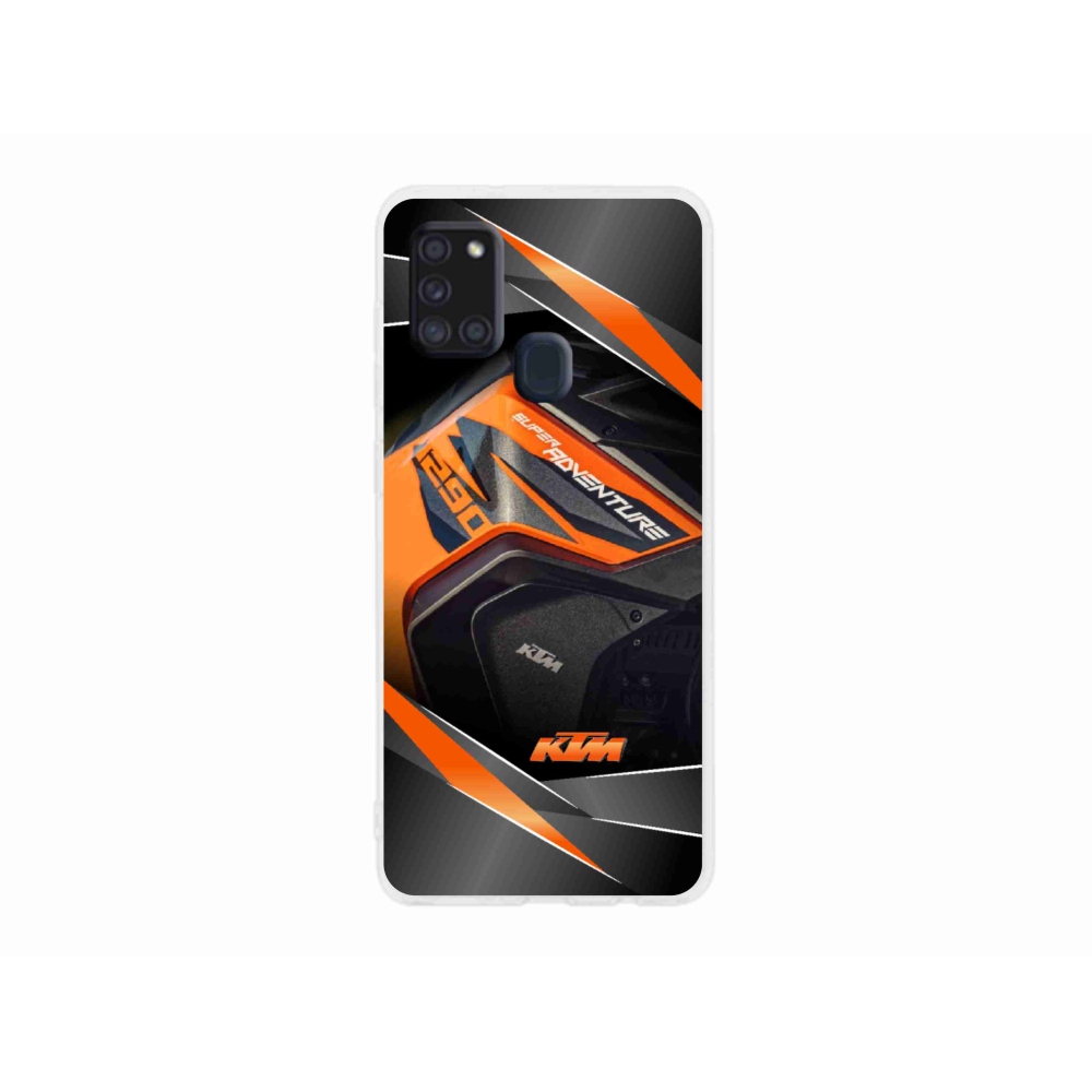 Zselés borítás mmCase Samsung Galaxy A21s készülékhez - motoros ktm