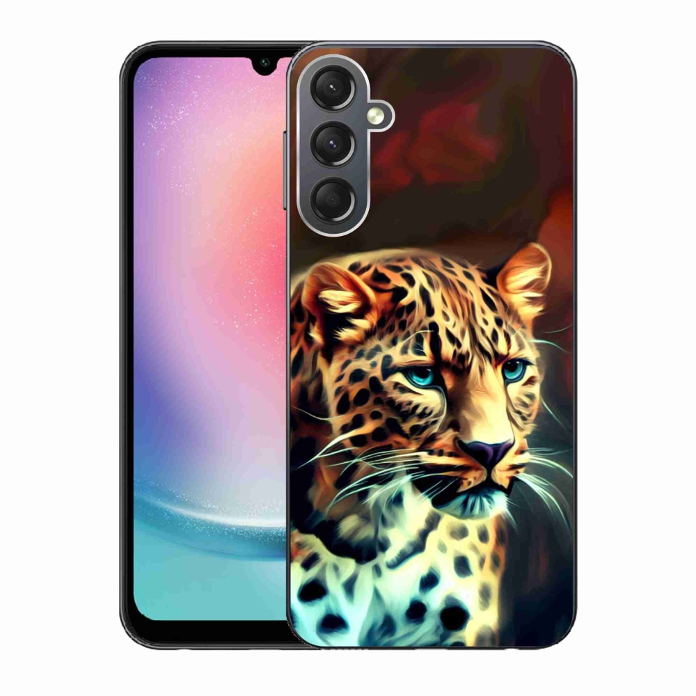 Zselés borítás mmCase Samsung Galaxy A24 készülékhez - leopárd