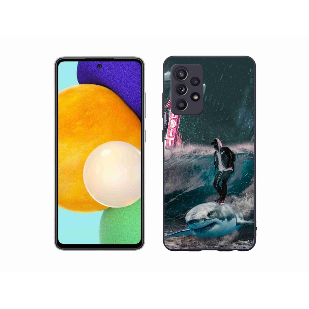 Zselés borítás mmCase Samsung Galaxy A52s 5G - cápa