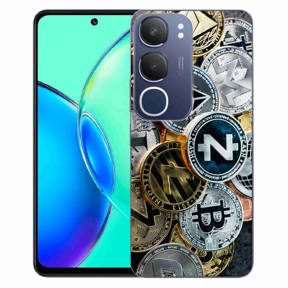 Gél borítás mmCase a Vivo Y19s számára - kriptovaluták