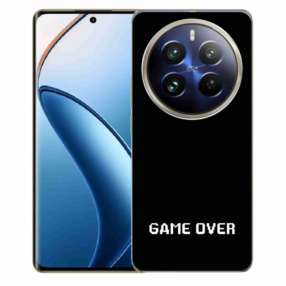 Gél borítás mmCase a Realme 12 Pro 5G/12 Pro+ 5G számára - játék fekete háttérrel