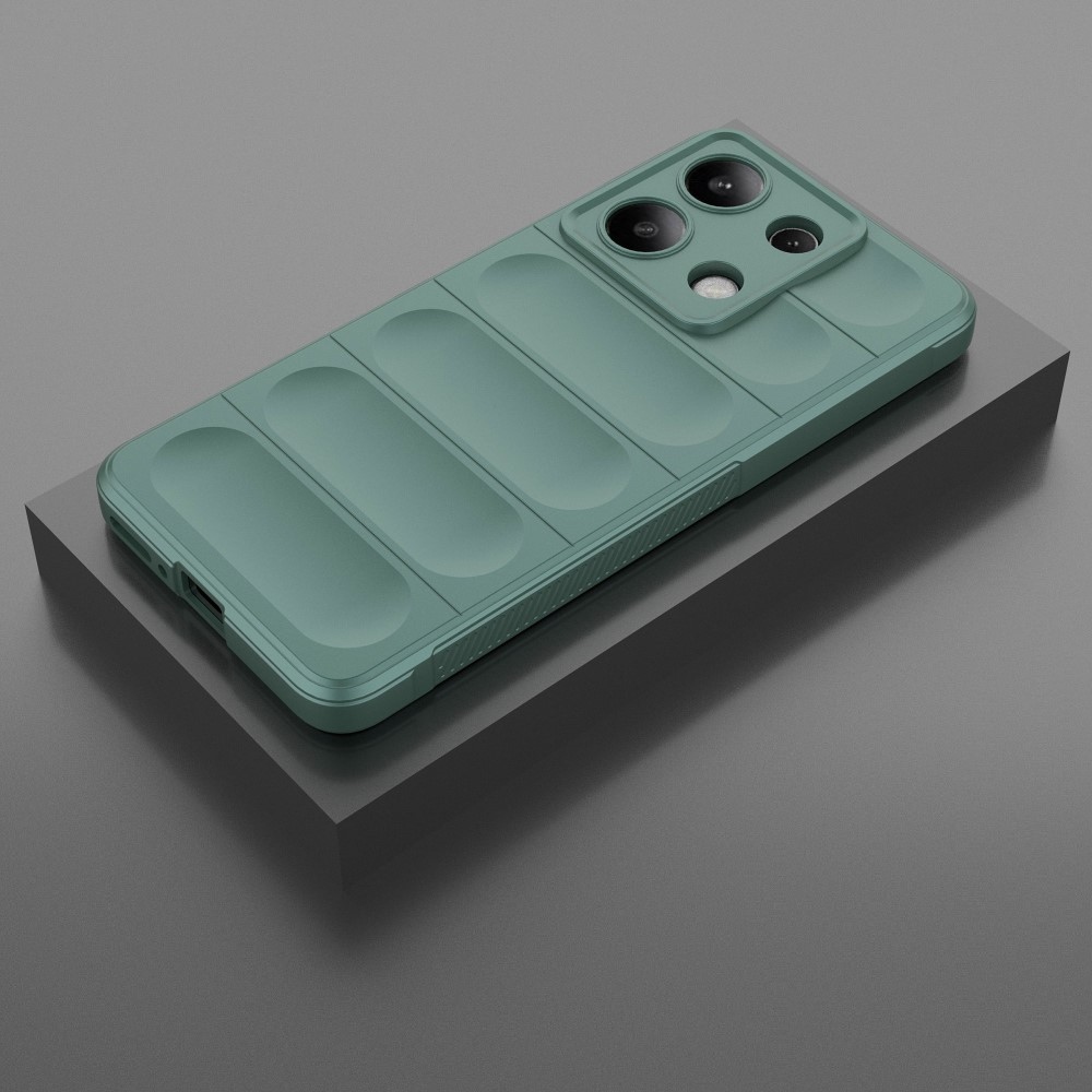Rugg tartós zselés tok Xiaomi Redmi Note 13-hoz - zöld