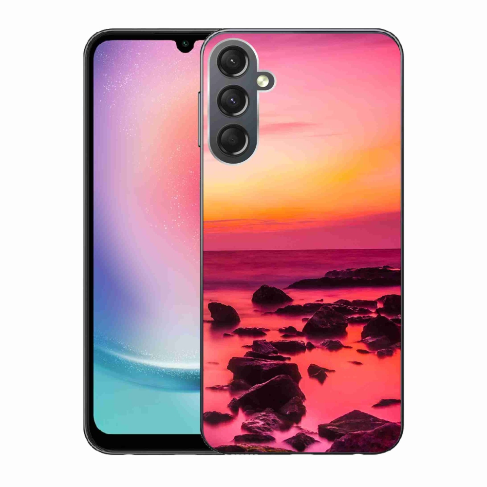 Gél borítás mmCase Samsung Galaxy A24 készülékhez - tenger és ragyogás