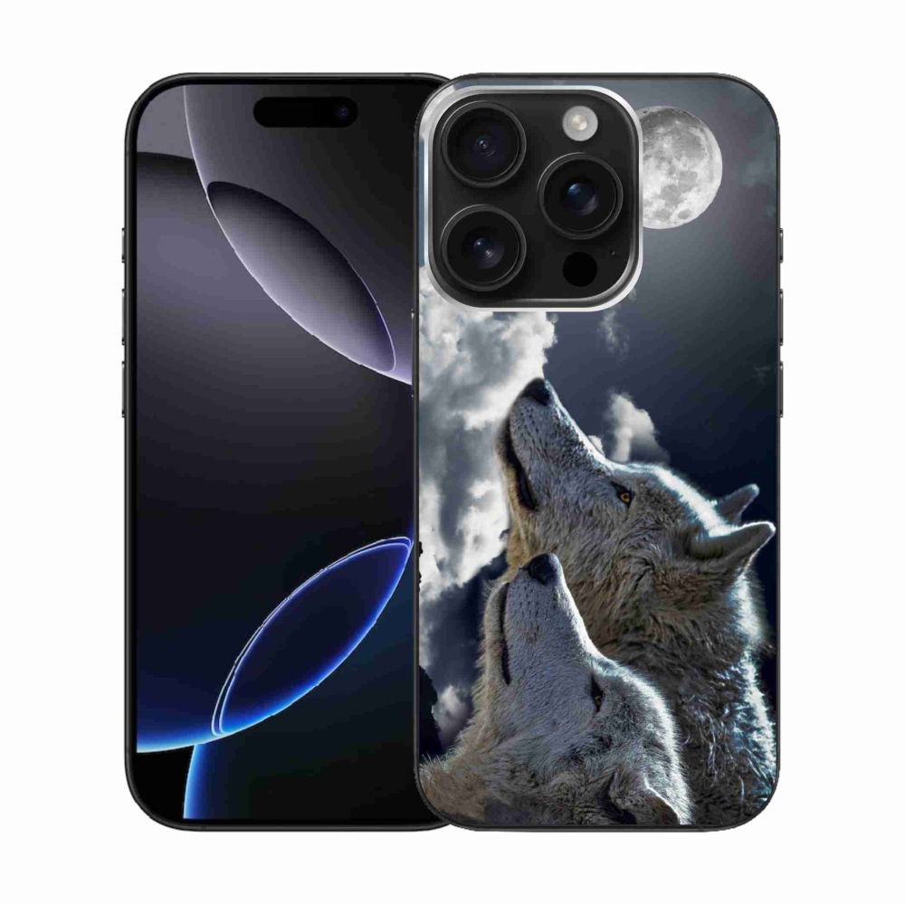 Zselés borítás mmCase iPhone 16 Pro készülékhez - farkasok
