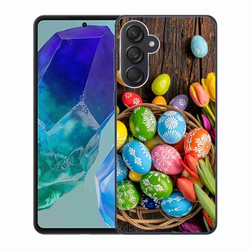 Gél borítás mmCase Samsung Galaxy M55 5G - Húsvéti tojás