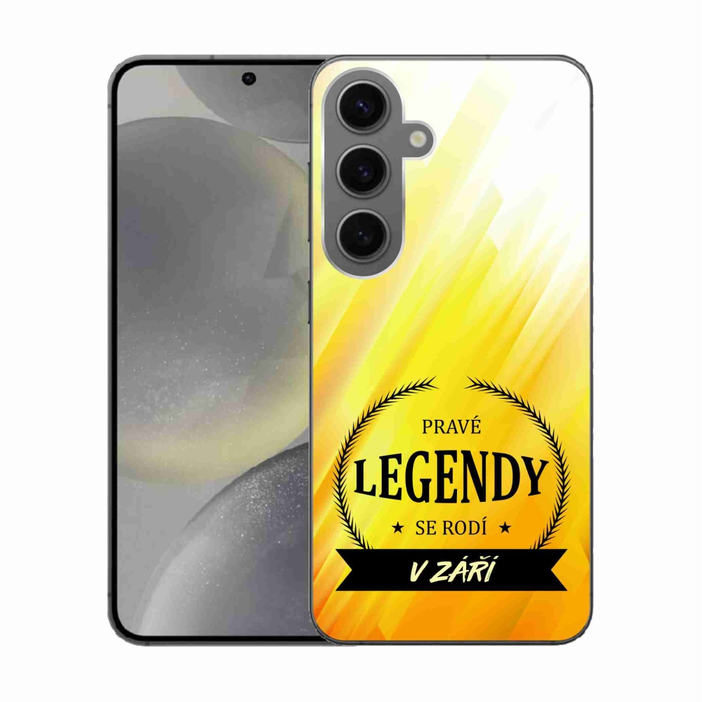 Gél borító mmCase Samsung Galaxy S24 - Legendák szeptemberben sárga háttérrel