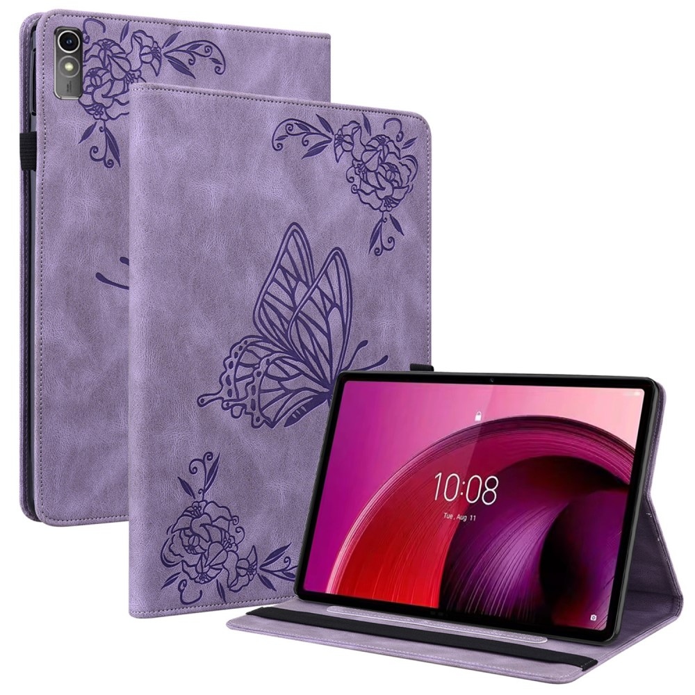 Impresszum záró tok a Lenovo Tab M10 5G-hez - lila