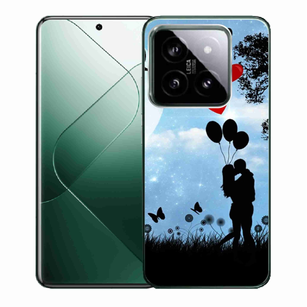Gél tok mmCase a Xiaomi 14-hez - szerelmes pár