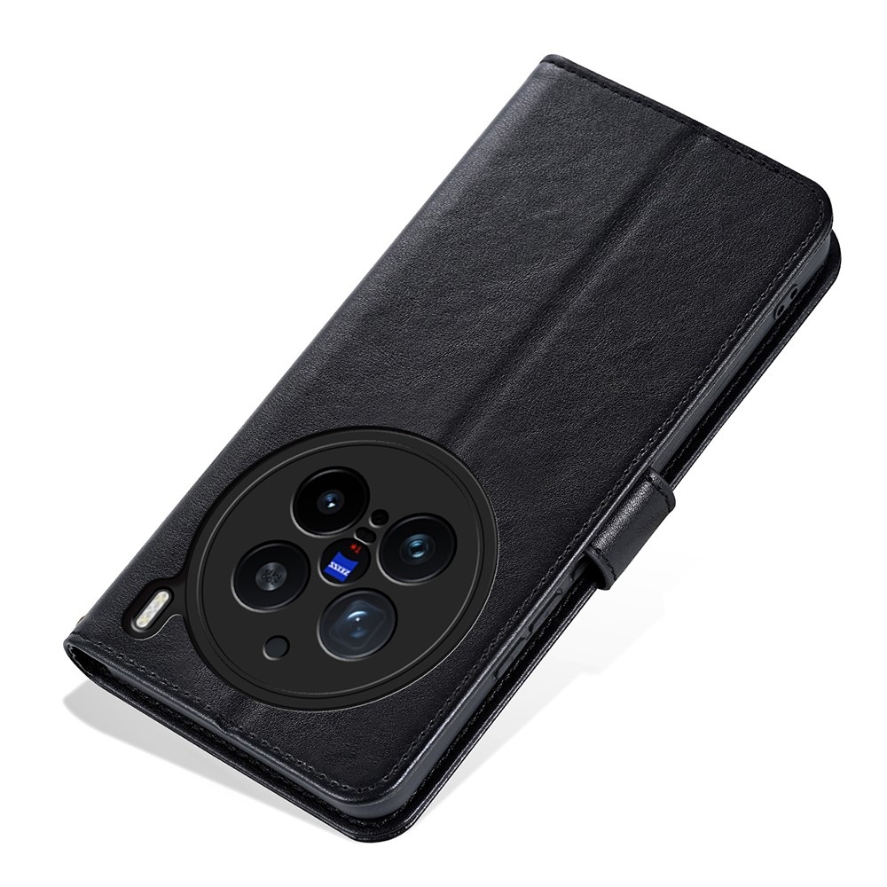 AZNS könyv tok a Vivo X200 Pro 5G készülékhez - fekete