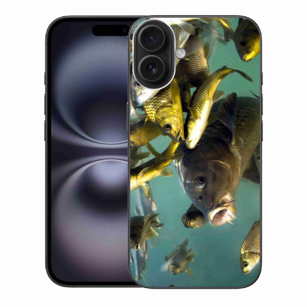 Gél tok mmCase iPhone 16 Plus készülékhez - halak iskolája