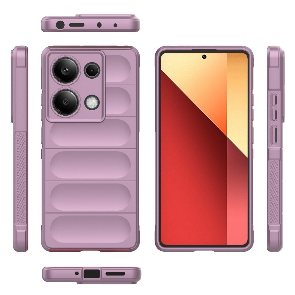 Rugg tartós zselés tok Xiaomi Redmi Note 14S-hez - világos lila