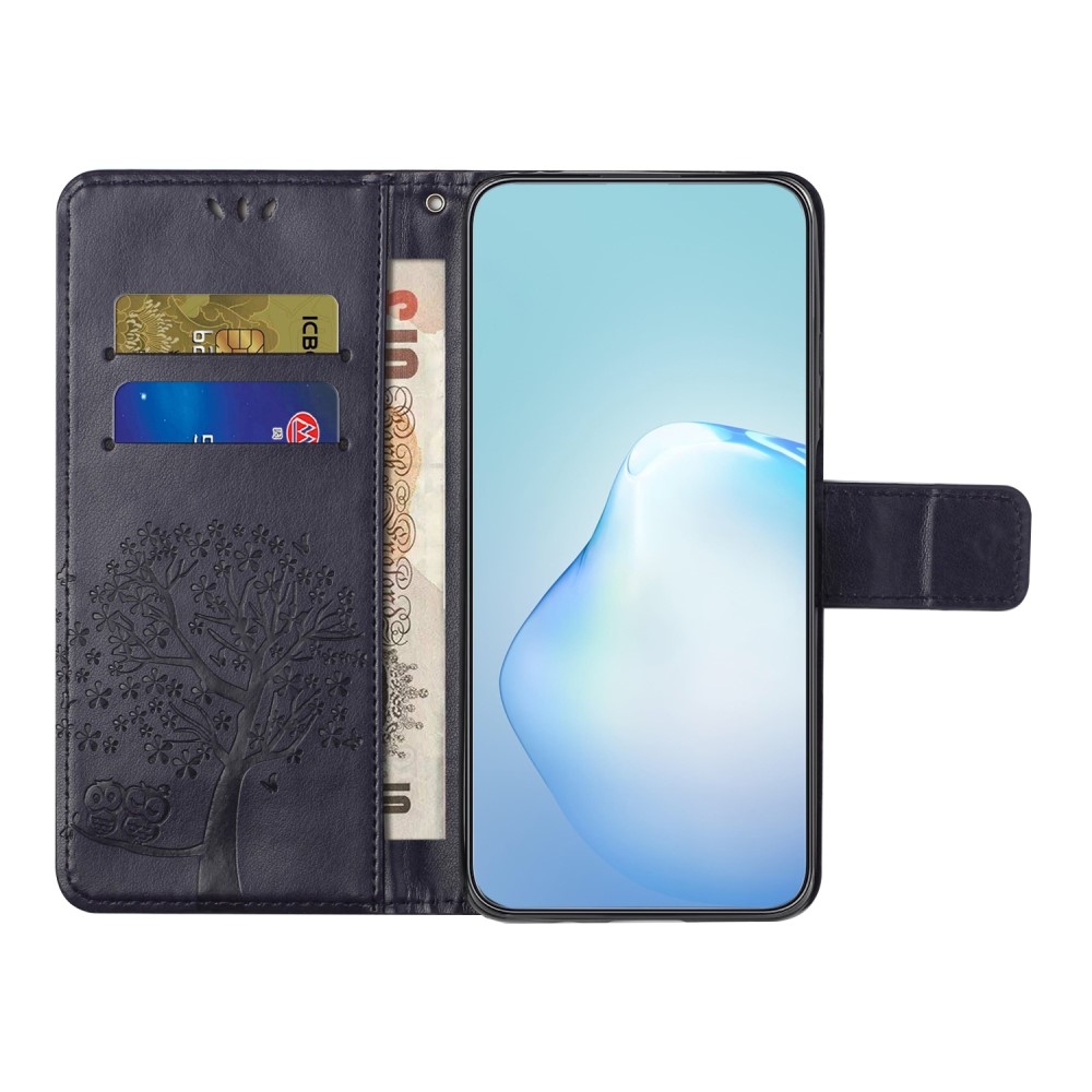 Fa könyv tok Samsung Galaxy A35 5G - sötét lila