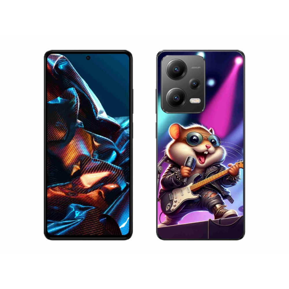 Gél borítás mmCase a Xiaomi Redmi Note 12 Pro 5G-hez - hörcsög hintalóval