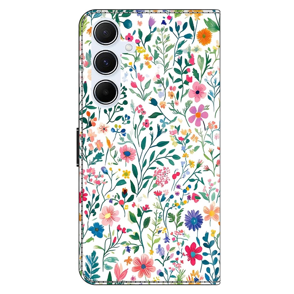 Határozottan könyv tok Samsung Galaxy A17 5G/A26 5G - színes virágok