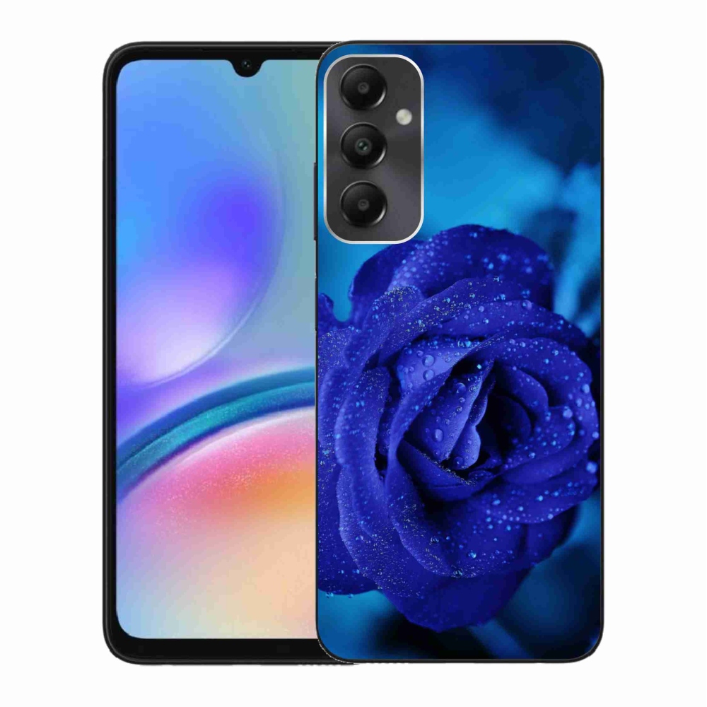 Gél tok mmCase Samsung Galaxy A05s készülékhez - kék rózsa