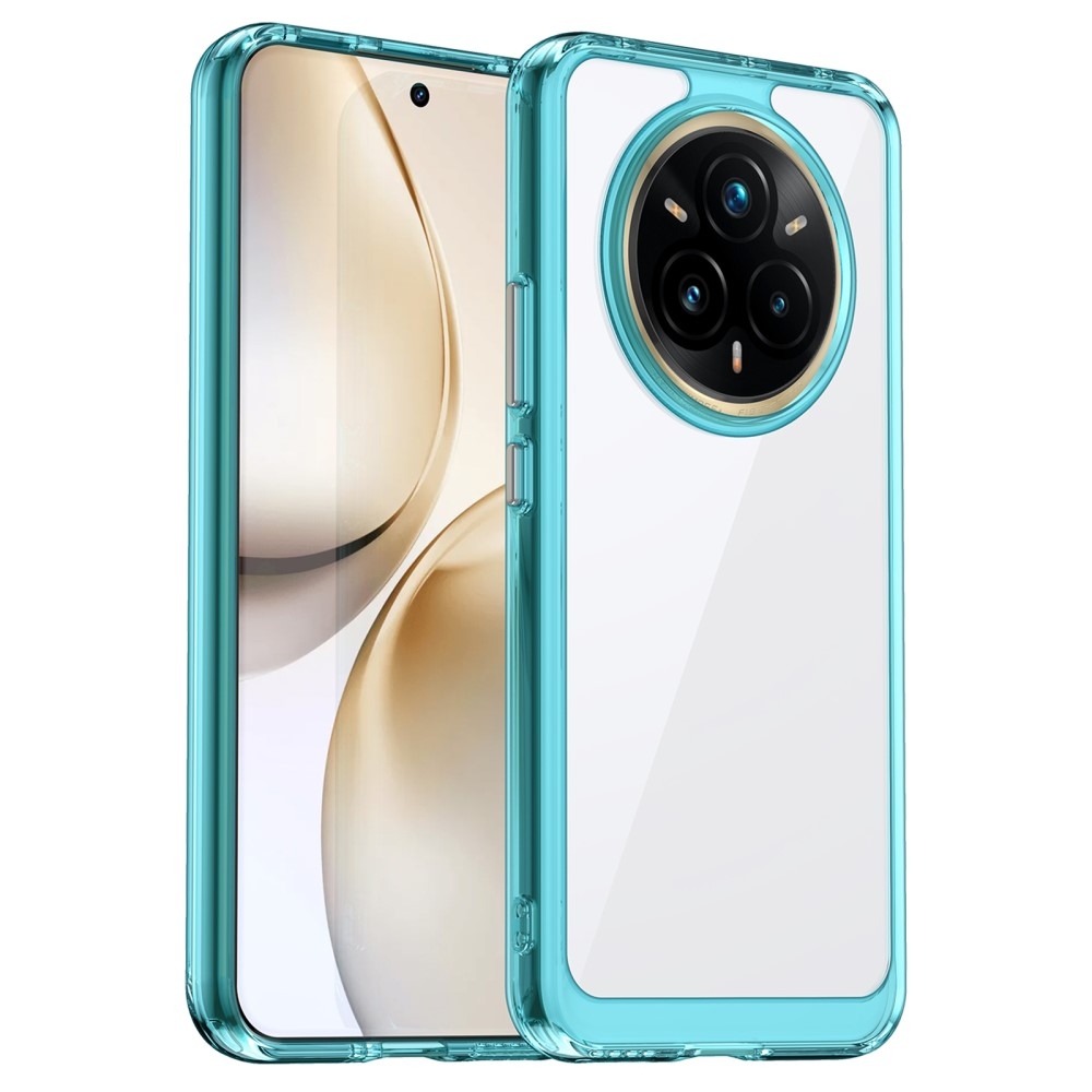 Gél tok fix hátlappal a Realme 14 Pro+ 5G készülékhez - világoskék színben