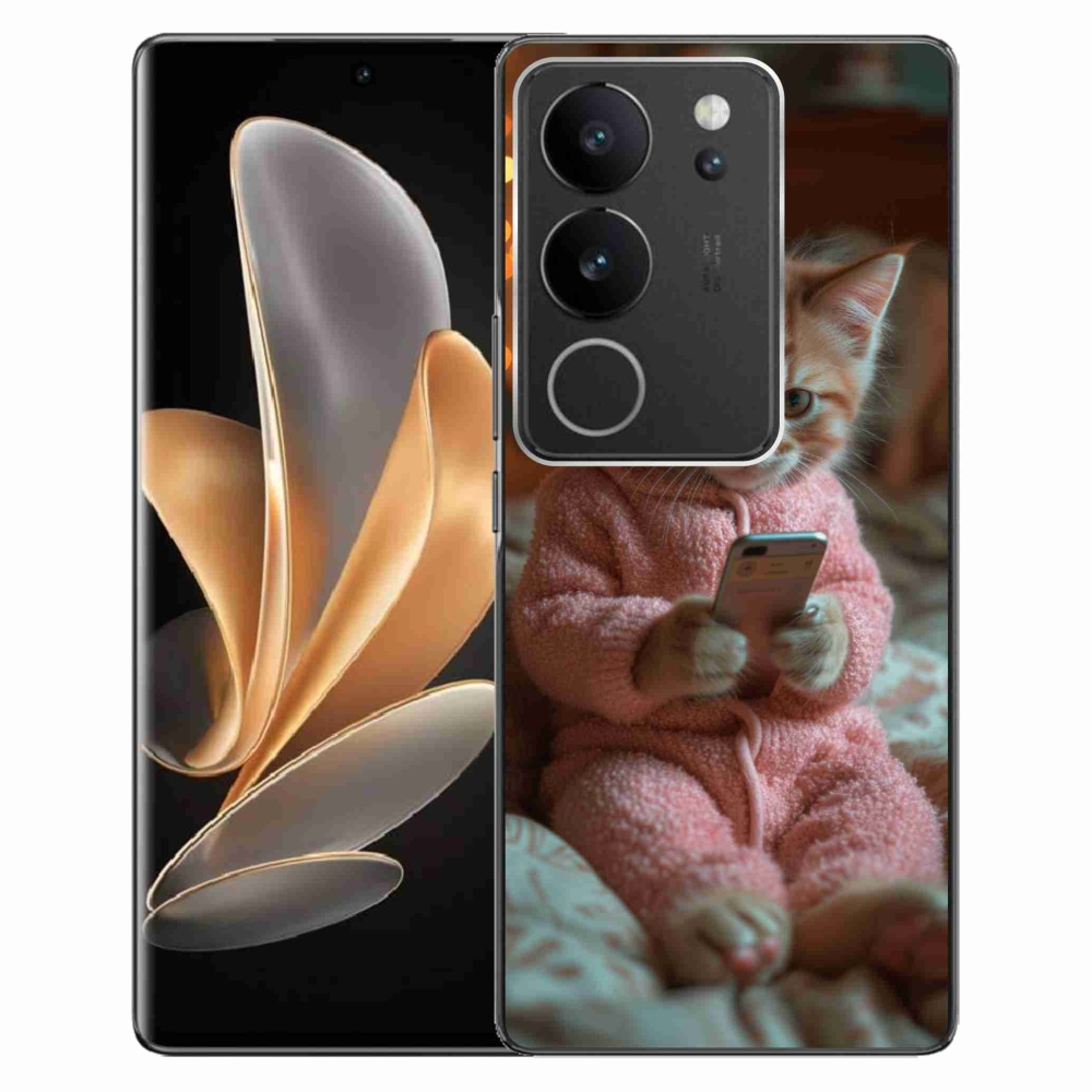 Gél borító mmCase a Vivo V29 5G-hez - baba mobillal