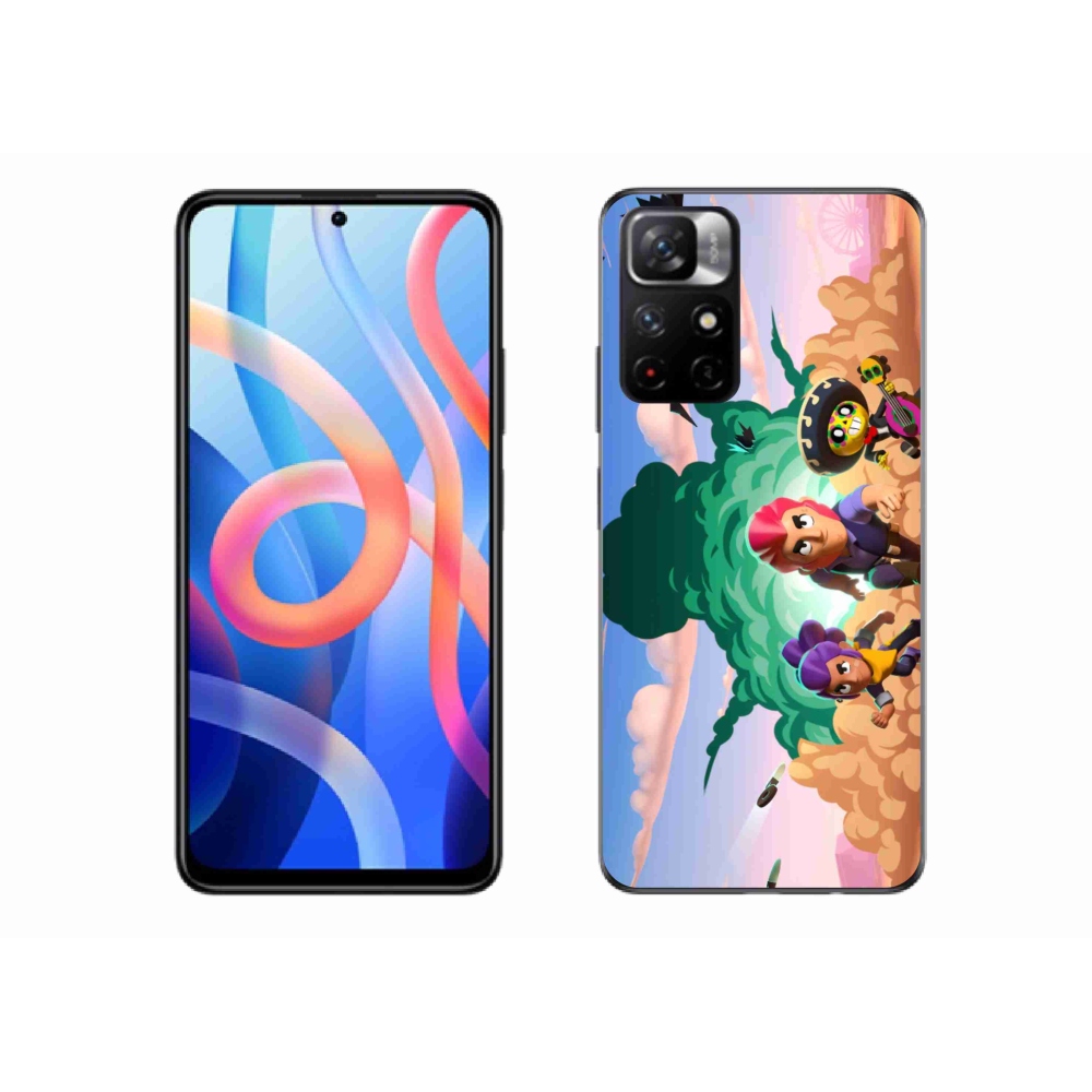 Gél borítás mmCase a Xiaomi Redmi Note 11S 5G-hez - verekedés csillagok