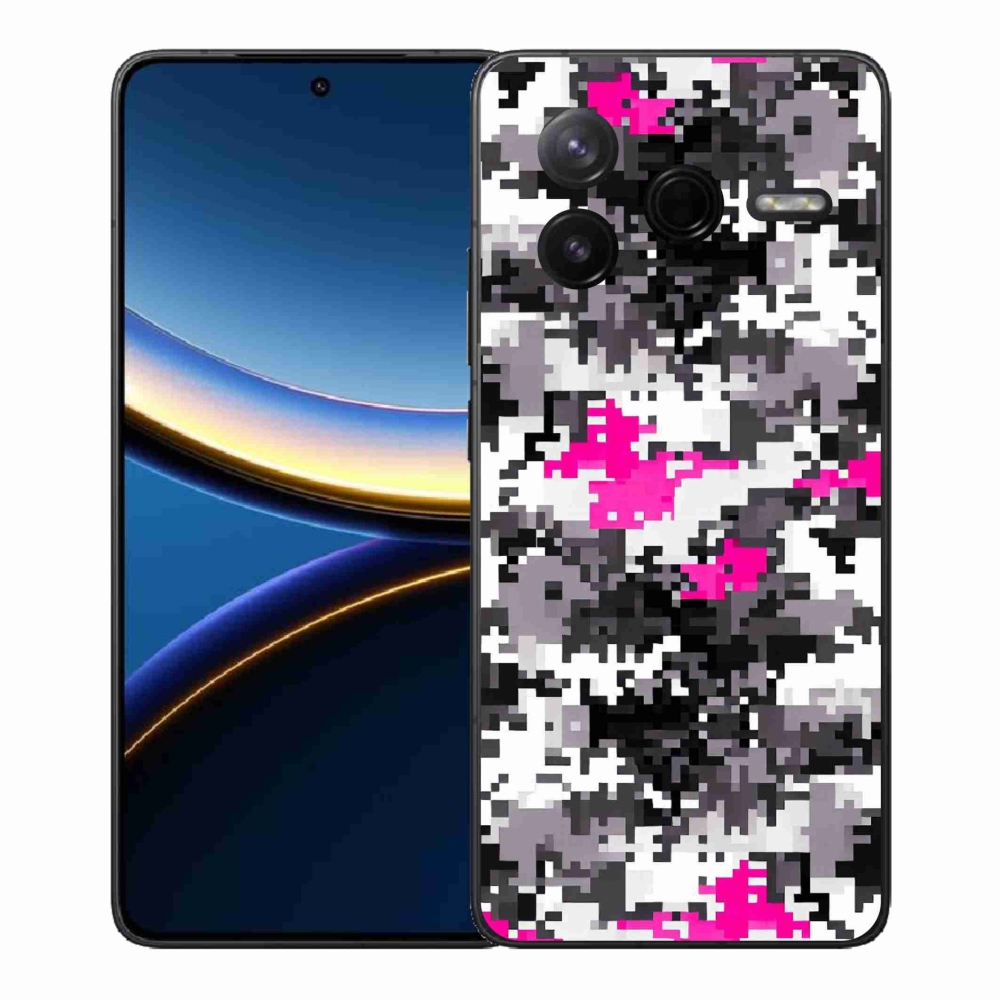 Gél borítás mmCase a Xiaomi Poco F7 Pro számára - terepszínű minta 4