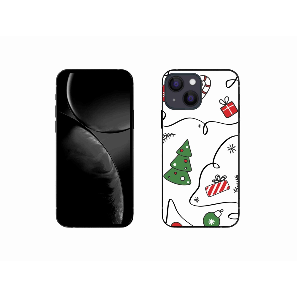 Gél borítás mmCase iPhone 13 mini 5.4 készülékhez - karácsonyi motívumok